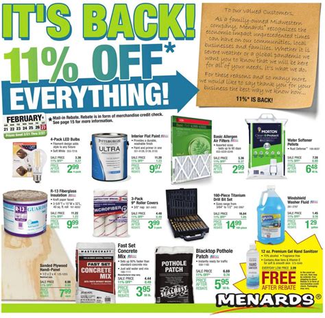if Menards just marked everything 11 percent cheaper, that&39;d be great. . Menards employee discount and 11 percent